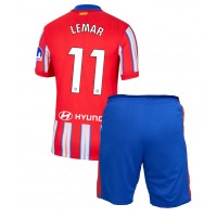 Fotballdrakt Barn Atletico Madrid Thomas Lemar #11 Hjemmedraktsett 2024-25 Kortermet (+ Korte bukser)